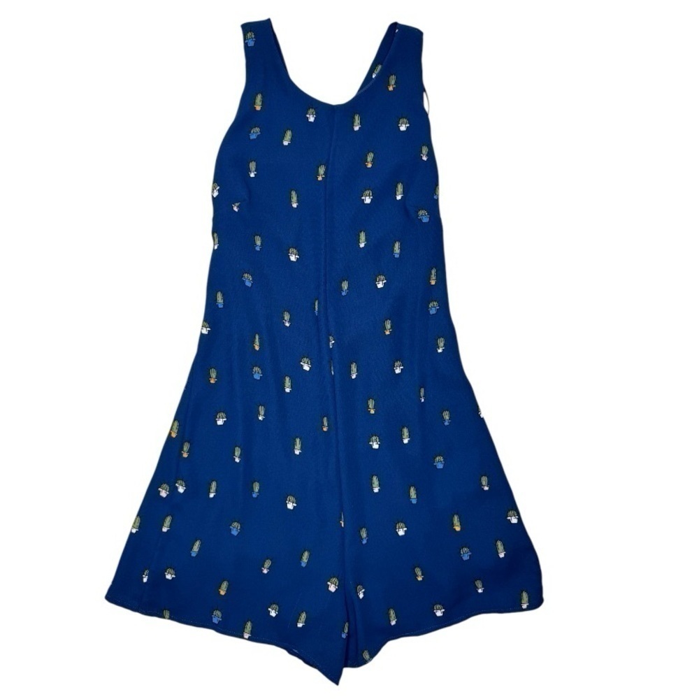 ZARA Cactus Print Romper size XS - Picture 2 of 9